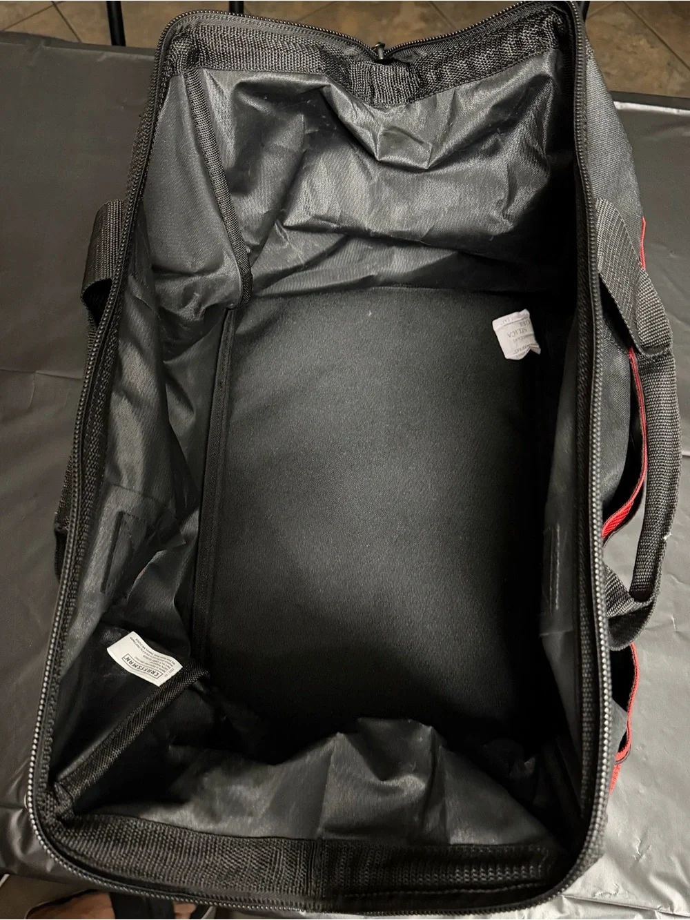 Craftsman Black and Red Duffel Tool Bag
